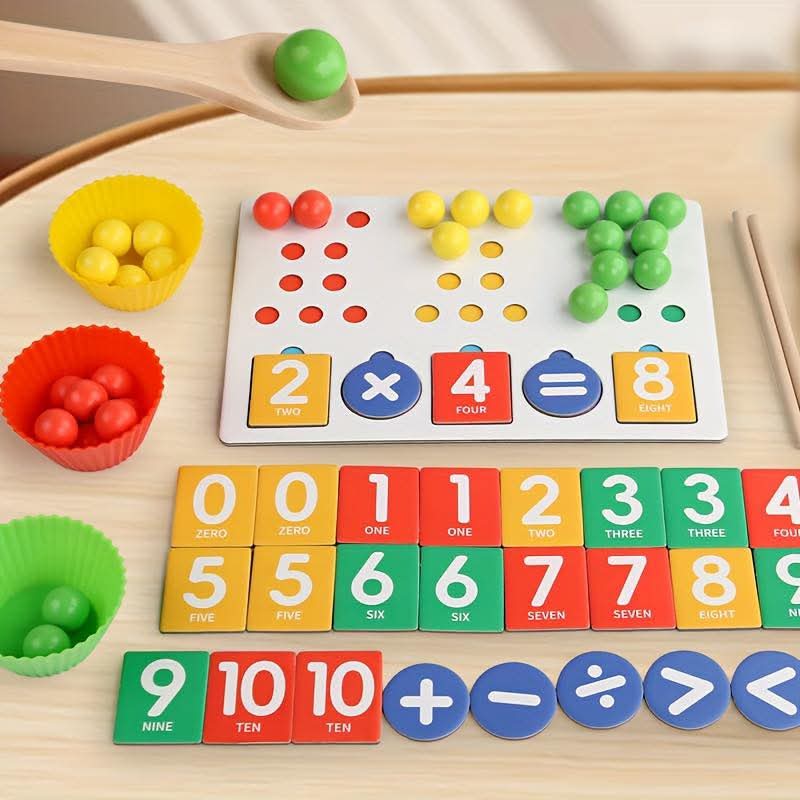 لعبة مطابقة الخرز التعليمية (Clamp Beads)