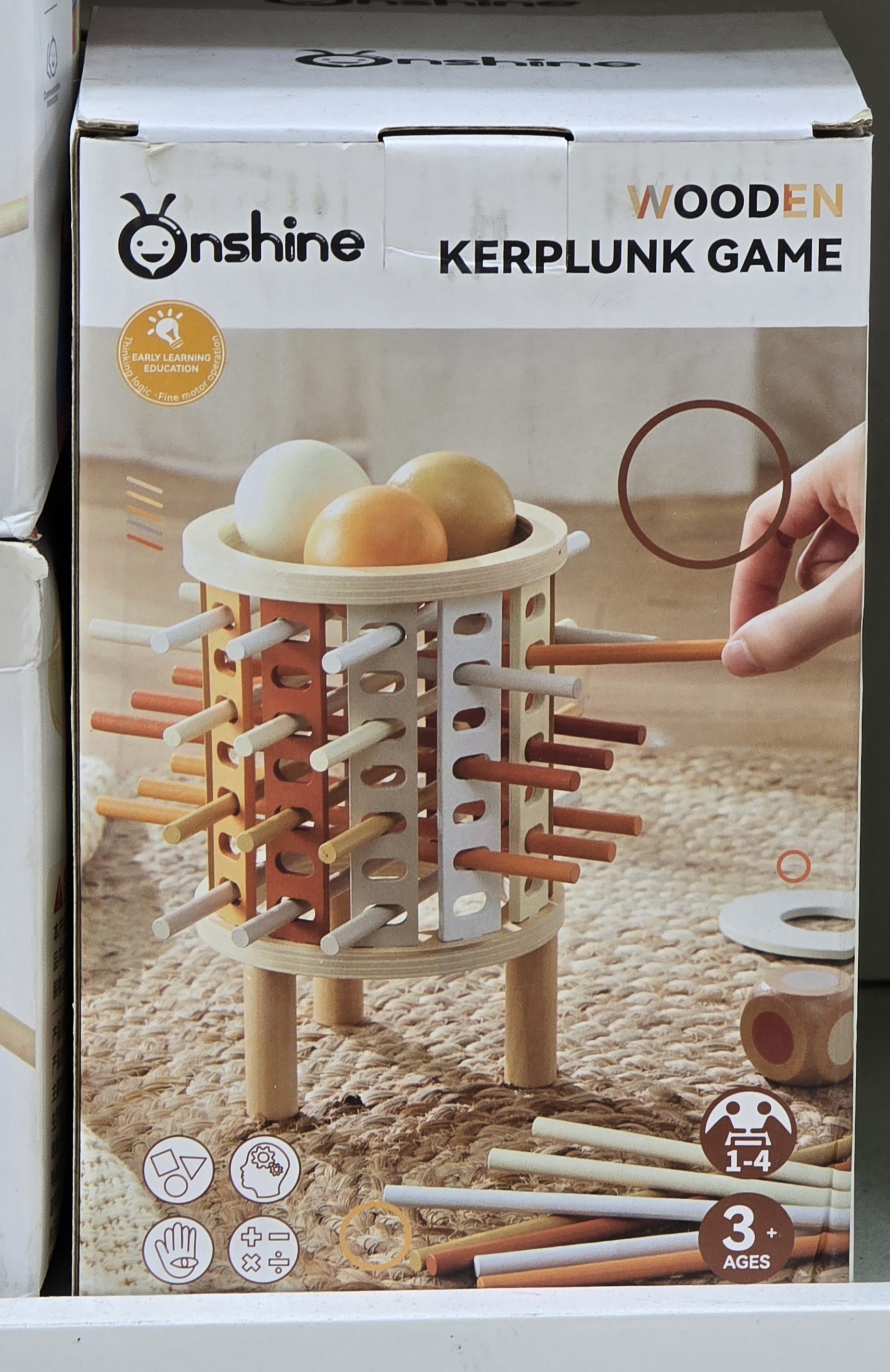 لعبة الذكاء والتوازن الخشبية: Kerplunk Game 🪵