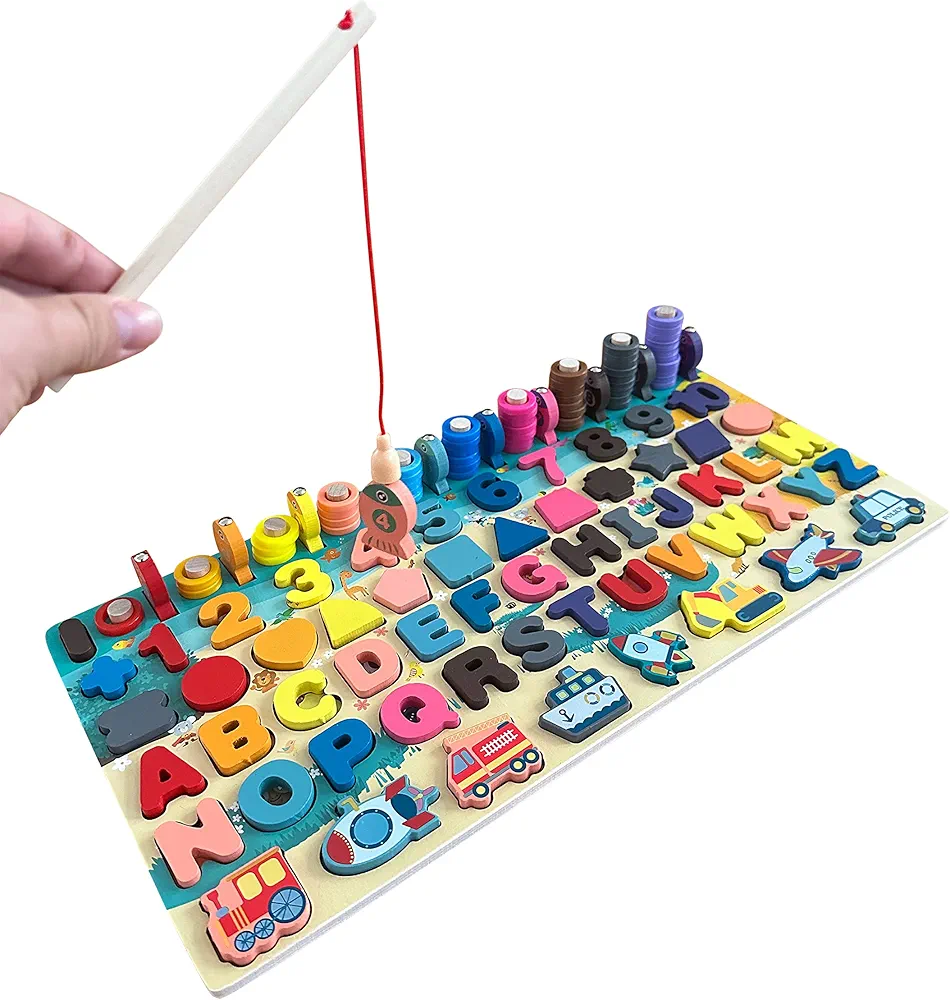لوحة المواصلات التعليمية 7 في 1 (Seven In One Traffic Matching Board) 🚦🚢