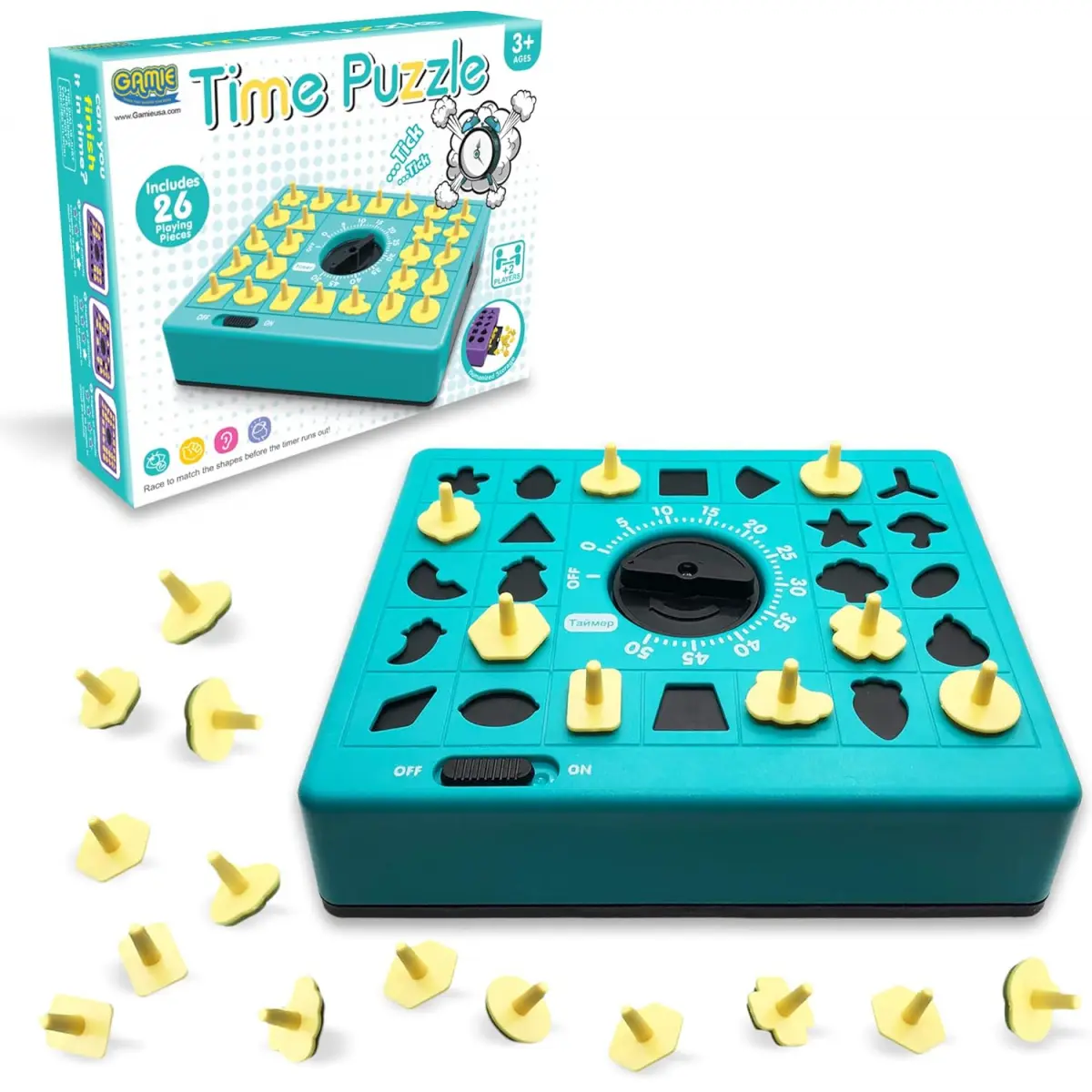 ⏱️ لعبة تحدي الوقت (Time Puzzle) - هل يمكنك الفوز قبل انتهاء الوقت؟