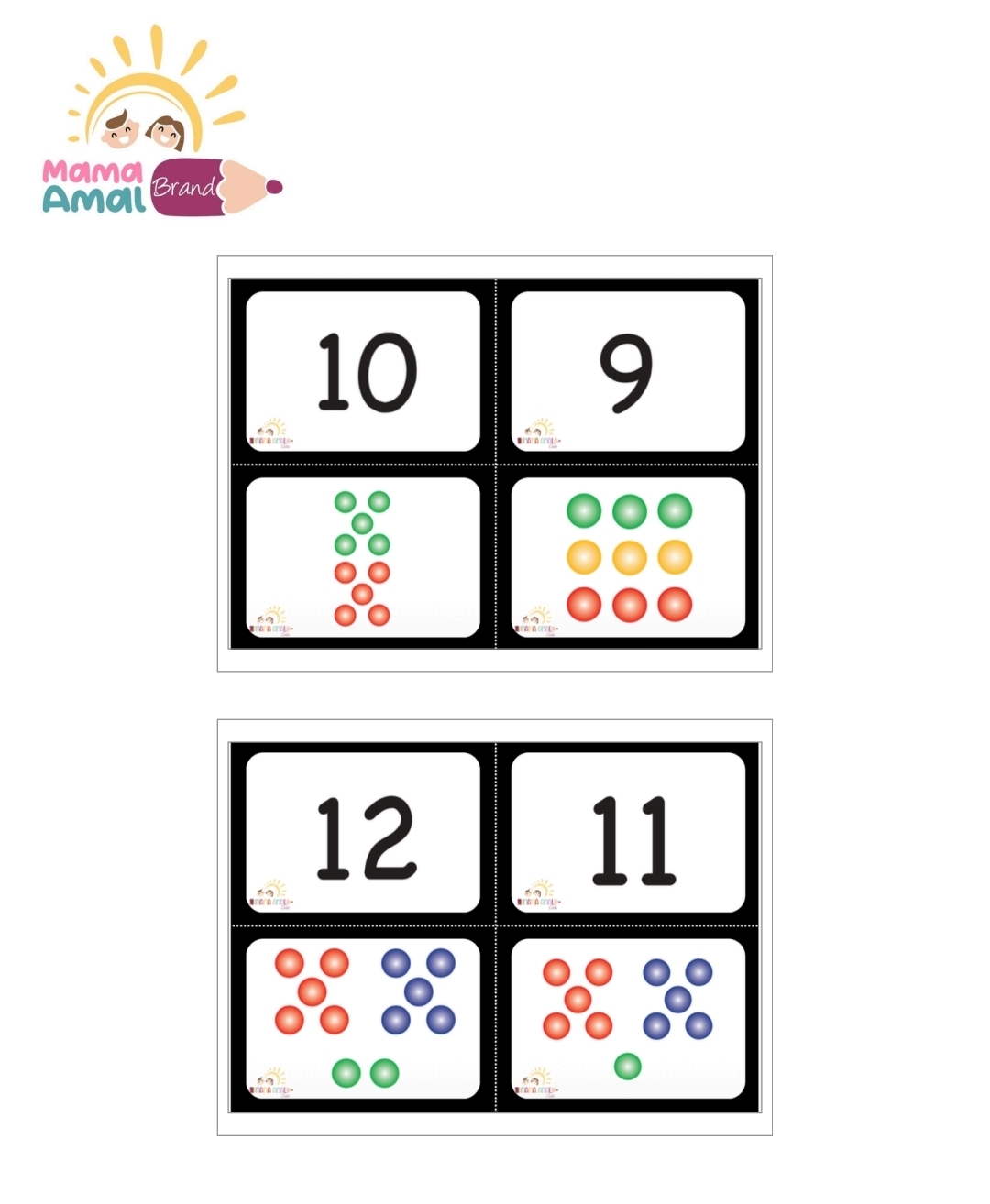 بطاقات حروف وكلمات اللغة الإنجليزية للصف الثاني – الفصل الأول